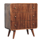 Honey Caramel T-Bar Ridged Chest