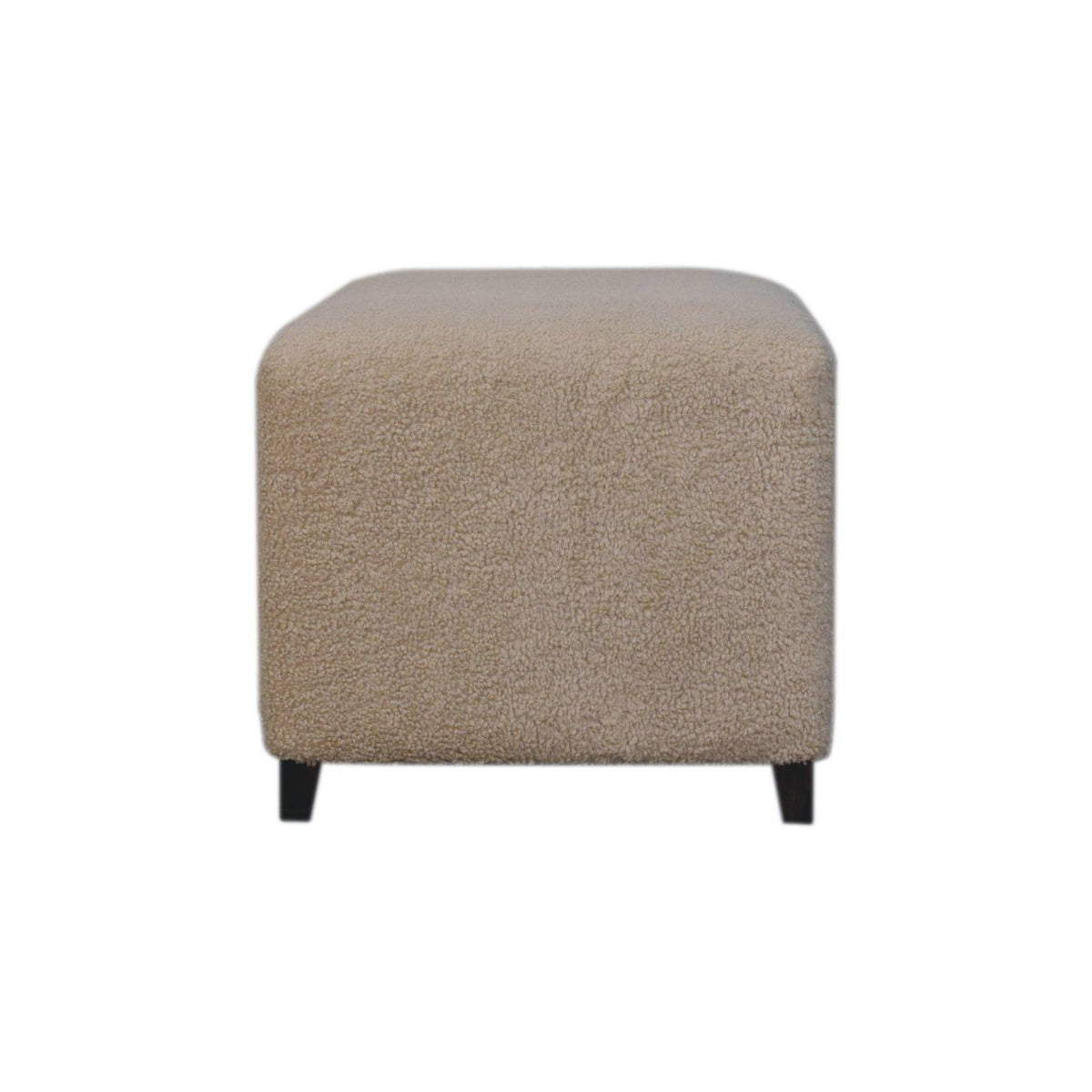 Bliss Cream Boucle Ottoman