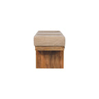 Belmont Cream Bouclé Bench