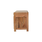 Shutter Oak-Tone Shoe Bench