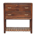Regency Woven 2-Drawer Bedside Table