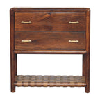 Regency Woven 2-Drawer Bedside Table