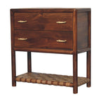 Regency Woven 2-Drawer Bedside Table