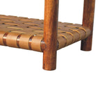 Regency Woven Chestnut 2 Slot Shoe Rack