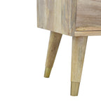 Oak-Tone Gold Inlay Media Unit