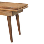 Larissa Triple Accent Oak-Tone Cane Bench