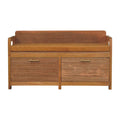 Oxford Oak-Tone 2 Drawer Storage Bench