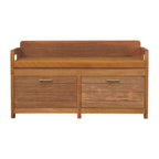 Oxford Oak-Tone 2 Drawer Storage Bench