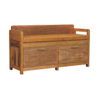 Oxford Oak-Tone 2 Drawer Storage Bench