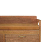 Oxford Oak-Tone 2 Drawer Storage Bench