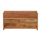 Oxford Oak-Tone 2 Drawer Storage Bench