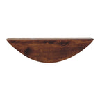 Crescent Floating Wall Shelf