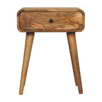 Avora Oak-Tone Bedside Table with 1 Drawer