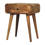 Avora Oak-Tone Bedside Table with 1 Drawer