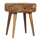 Avora Oak-Tone Bedside Table with 1 Drawer