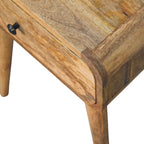 Avora Oak-Tone Bedside Table with 1 Drawer