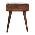 Avora Chestnut Bedside Table with 1 Drawer