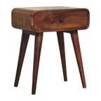 Avora Chestnut Bedside Table with 1 Drawer