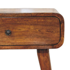 Avora Chestnut Bedside Table with 1 Drawer