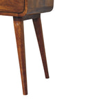 Avora Chestnut Bedside Table with 1 Drawer