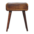 Avora Chestnut Bedside Table with 1 Drawer