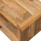 Avora Wall-Mounted Oak-Tone Bedside Table