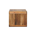 Avora Wall-Mounted Oak-Tone Bedside Table