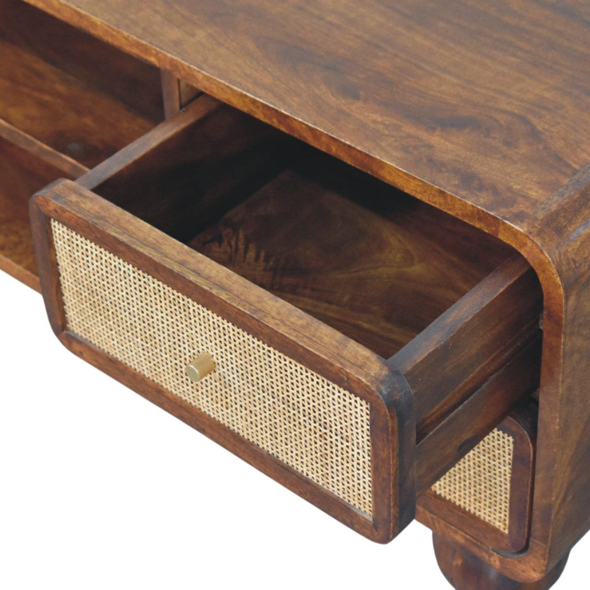 Larissa 4 Drawer Chestnut Media Unit