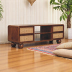 Larissa 4 Drawer Chestnut Media Unit