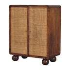 Larissa 2 Door Chestnut Cabinet