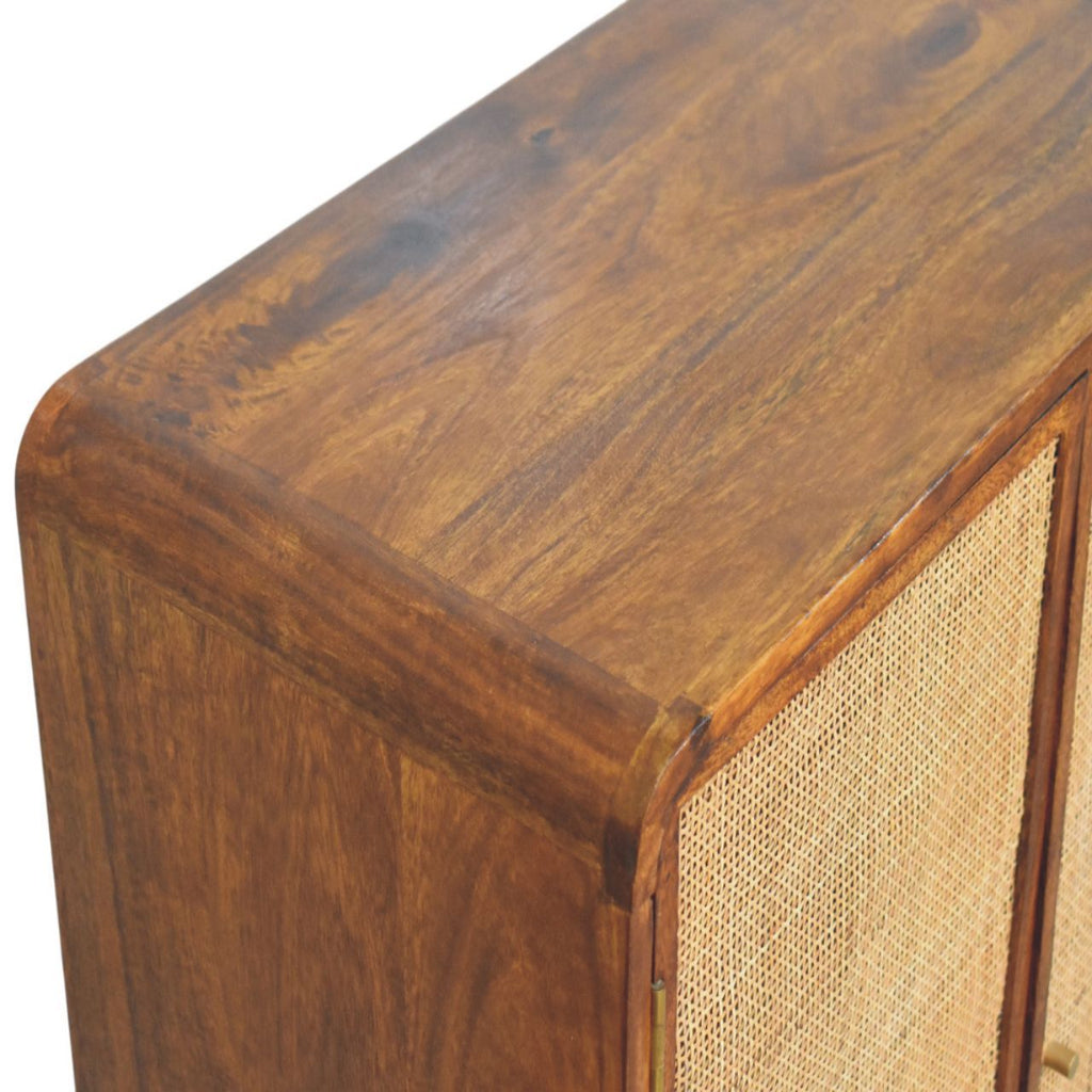 Larissa 2 Door Chestnut Cabinet