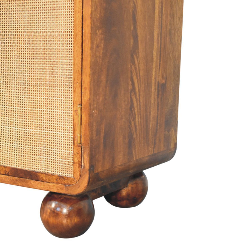 Larissa 2 Door Chestnut Cabinet