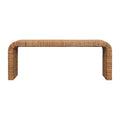 Rattan Weave Bench