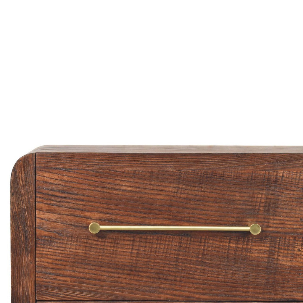 Aurelio Smoked Oak Chest of Drawers