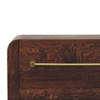 Aurelio Smoked Oak Bedside Table