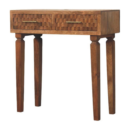 Arno Console Table in Golden Teak