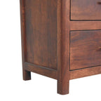 Arched Edge 3 Drawer Chest