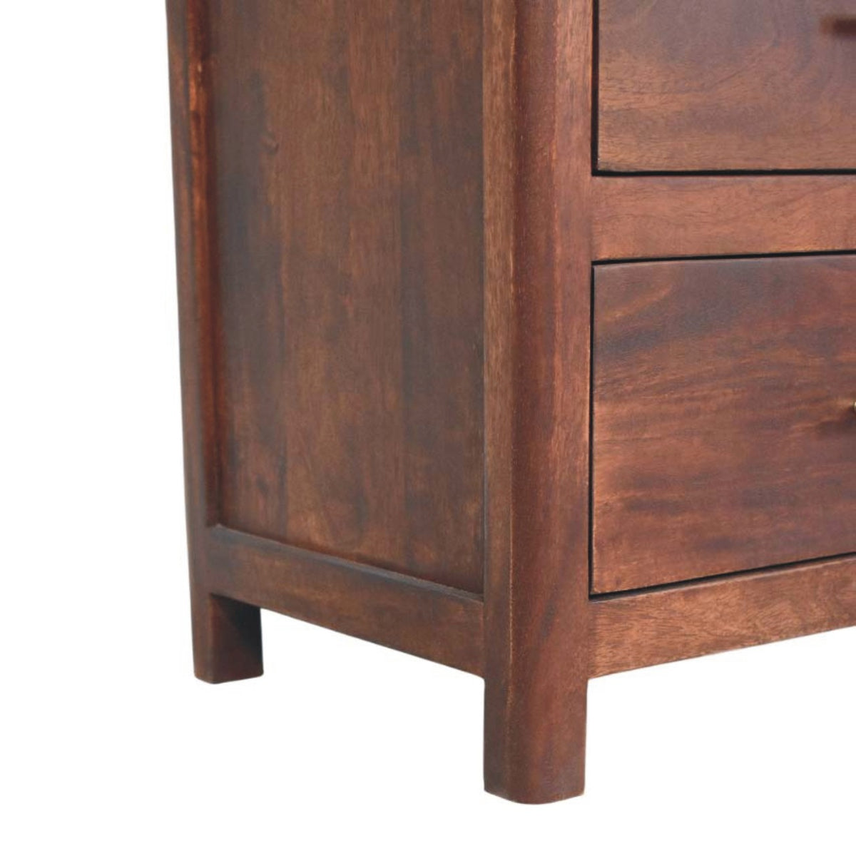 Arched Edge 3 Drawer Chest