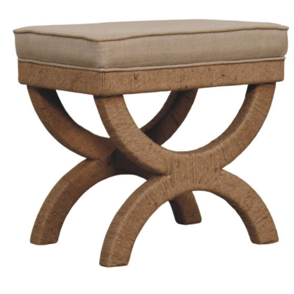 Rattan Arch Bench