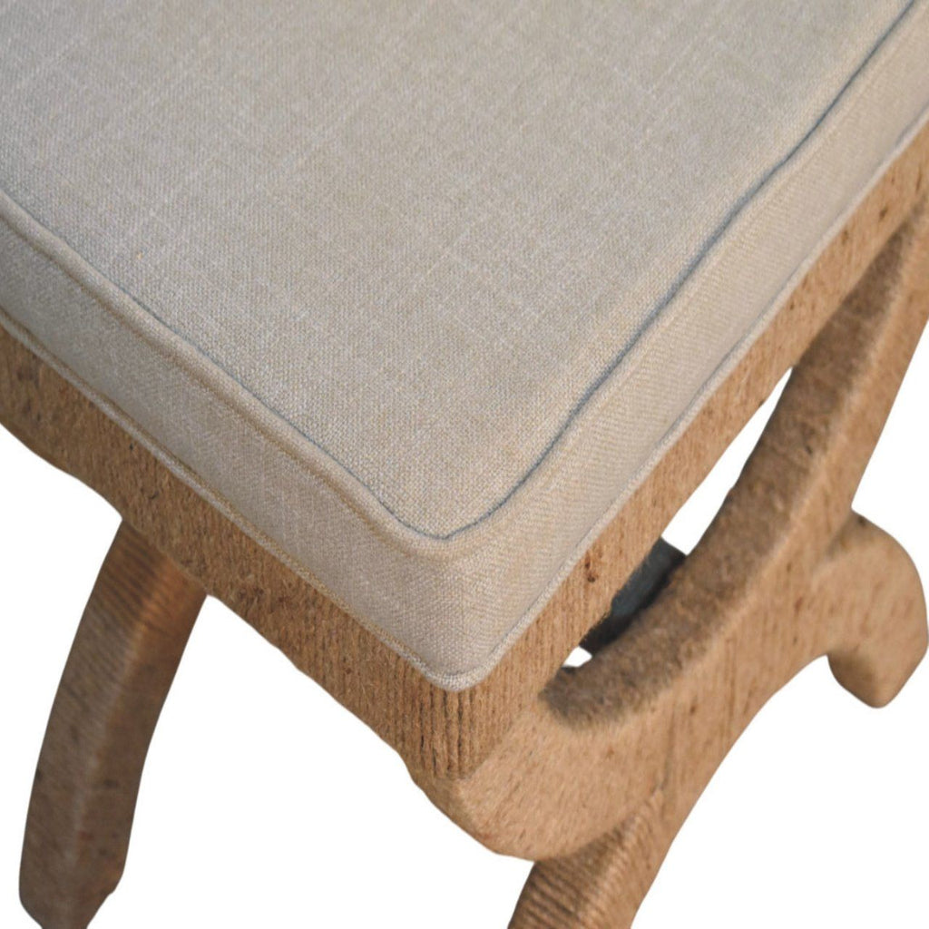 Rattan Arch Bench