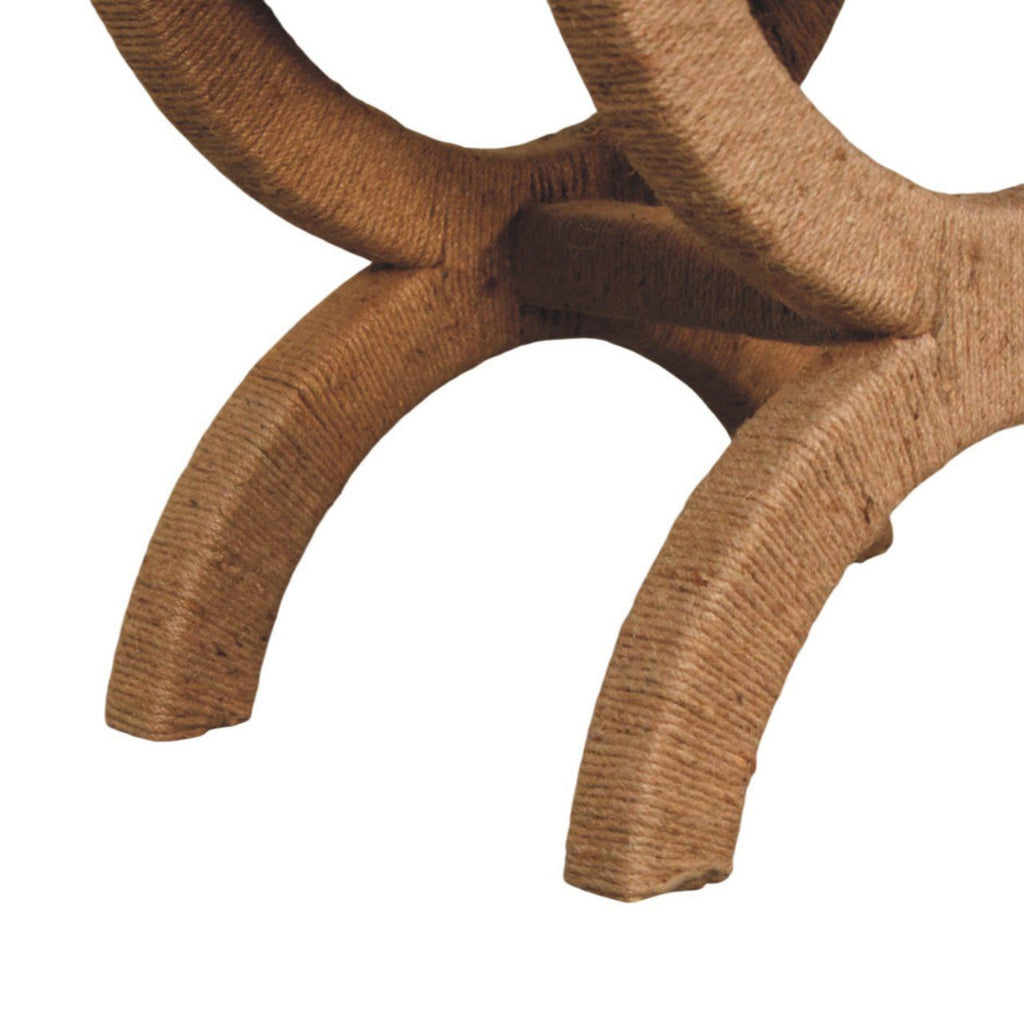 Rattan Arch Bench