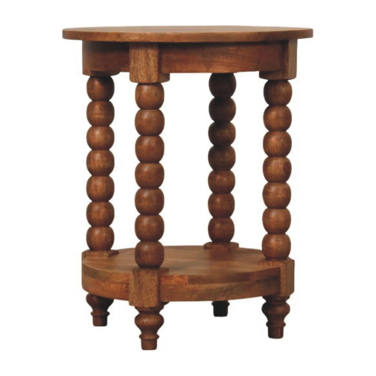 Barley Twist Round Side Table