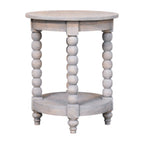 Ellsworth Round Side Table in Acid Wash