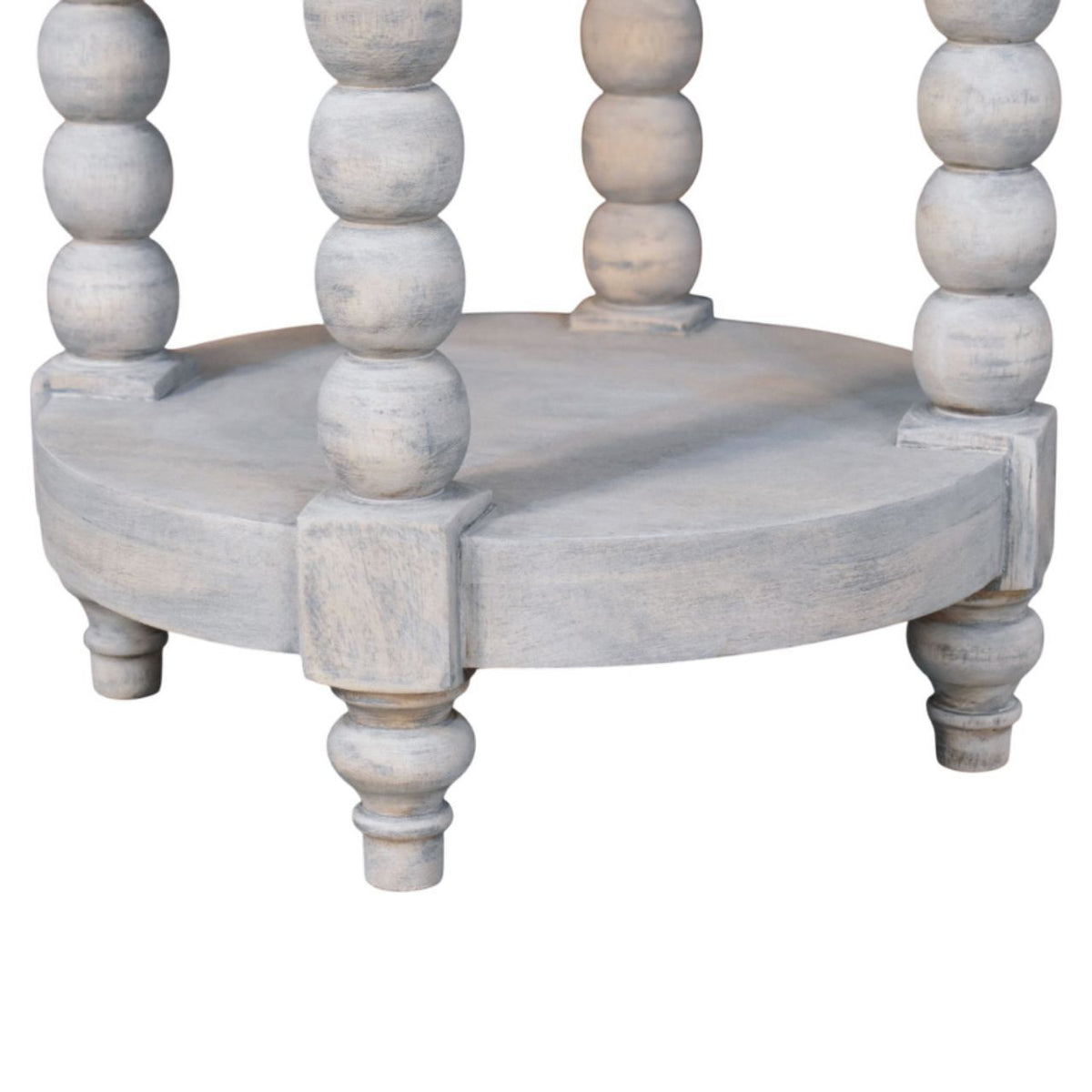 Ellsworth Round Side Table in Acid Wash