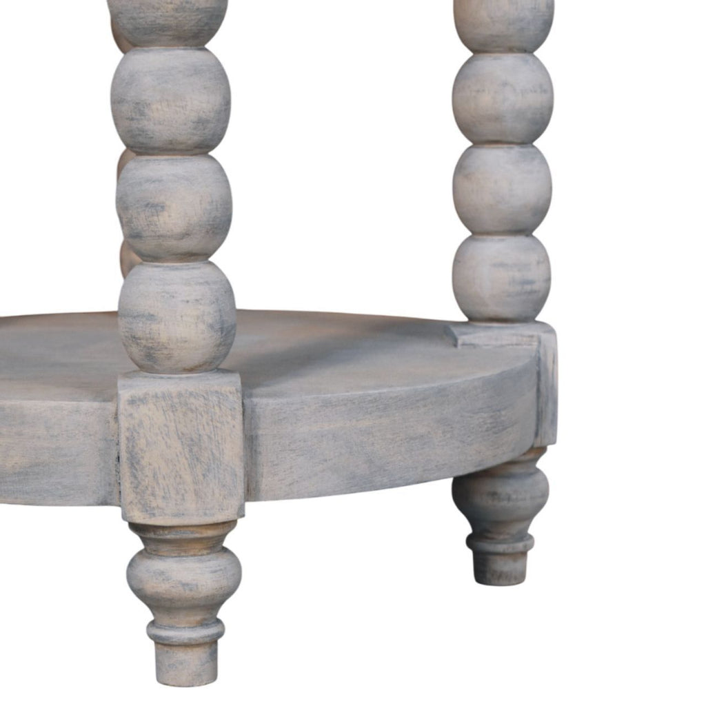 Ellsworth Round Side Table in Acid Wash