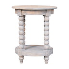 Ellsworth Round Side Table in Acid Wash