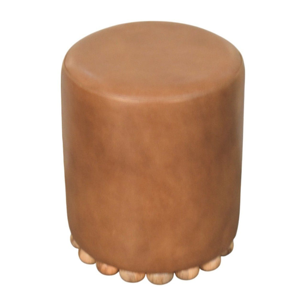 Bola Leather Stool