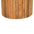 Fluted Marble Side Table