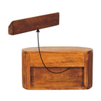 Oval Wall Bedside Table
