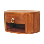 Oval Wall Bedside Table